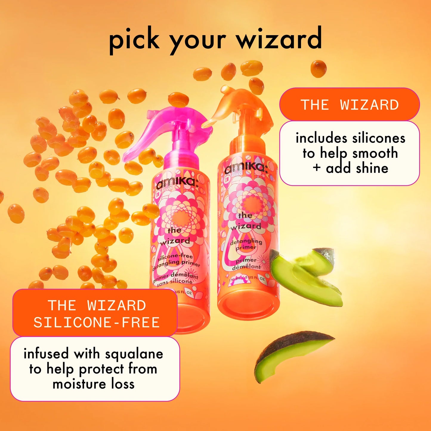 the wizard detangling primer 5 oz / 150 ml - amika