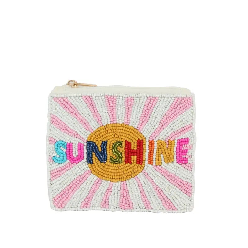Sunshine beaded coin purses
