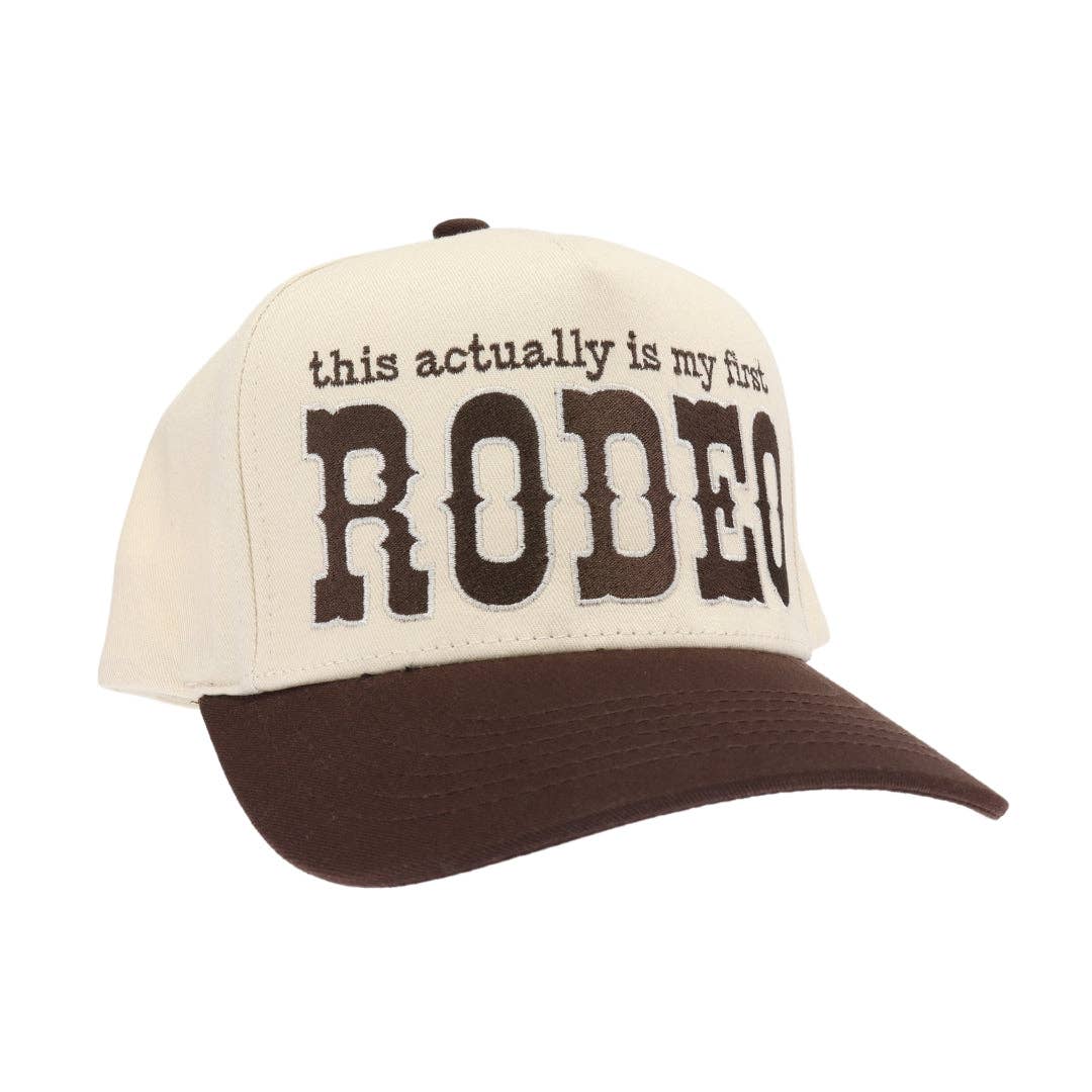 First Rodeo Embroidered Trucker Hat