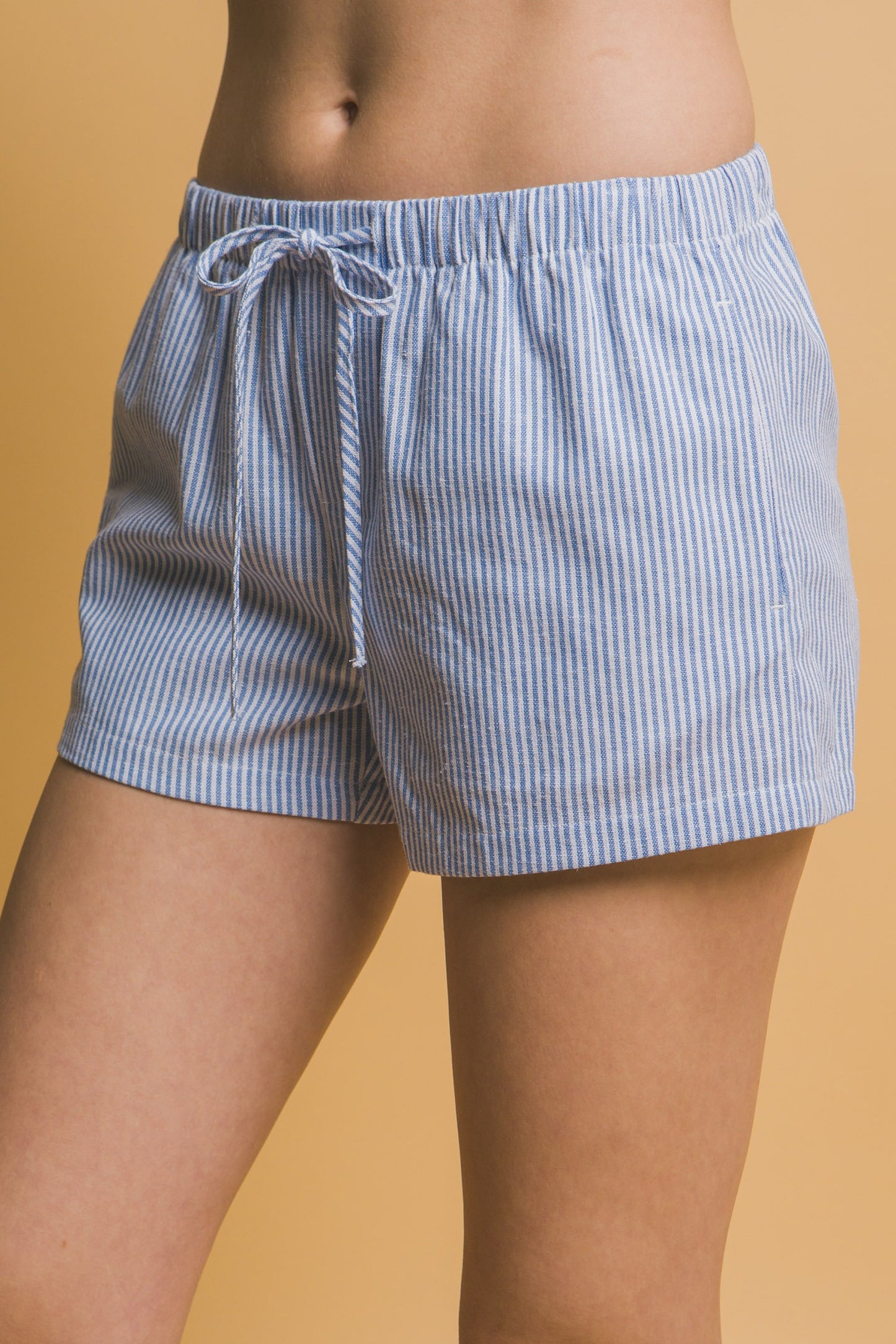 Stripe Linen Shorts