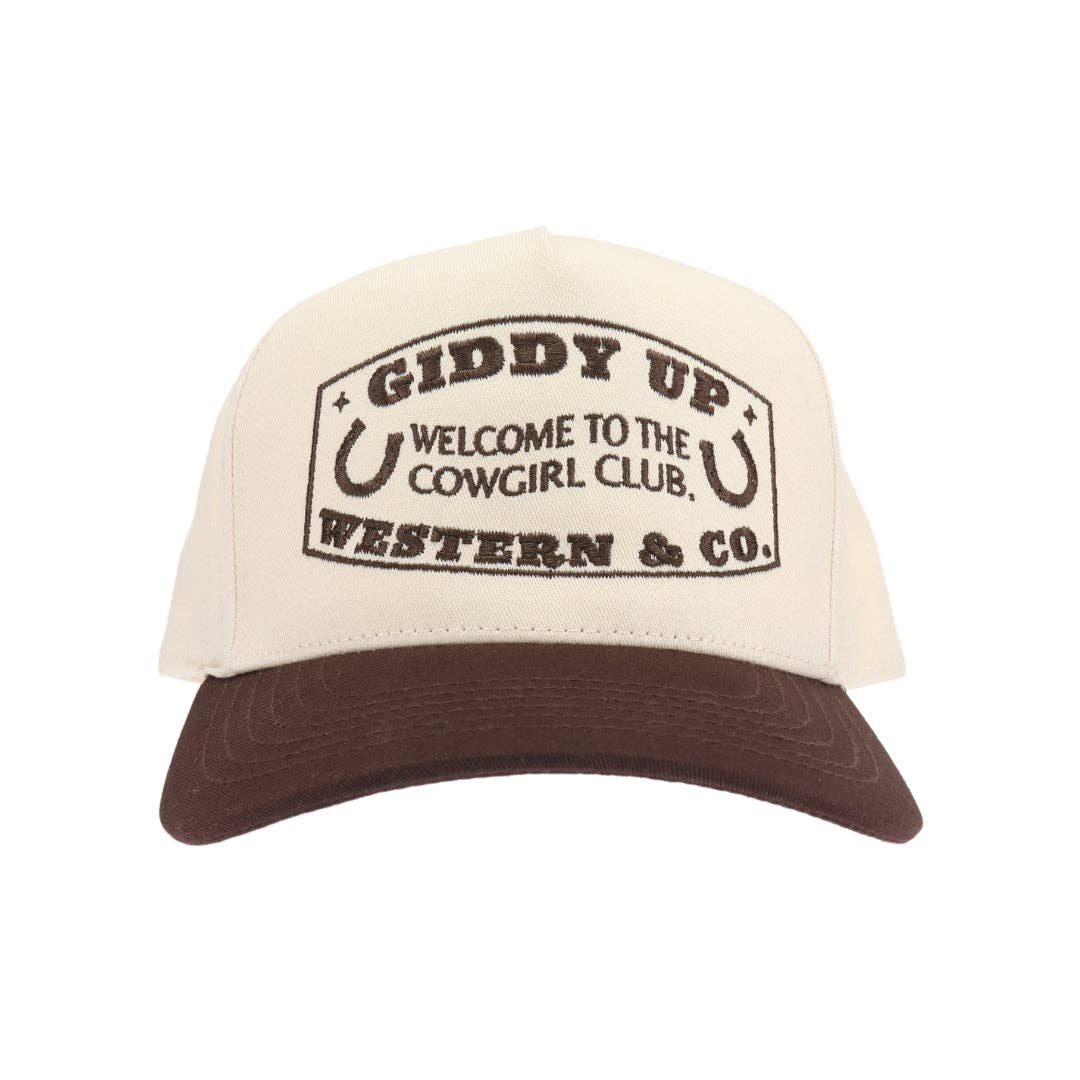 Giddy Up Embroidered Trucker Hat