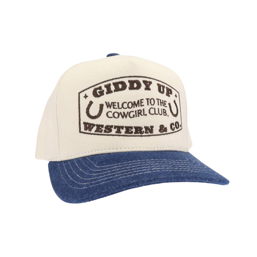 Giddy Up Embroidered Trucker Hat