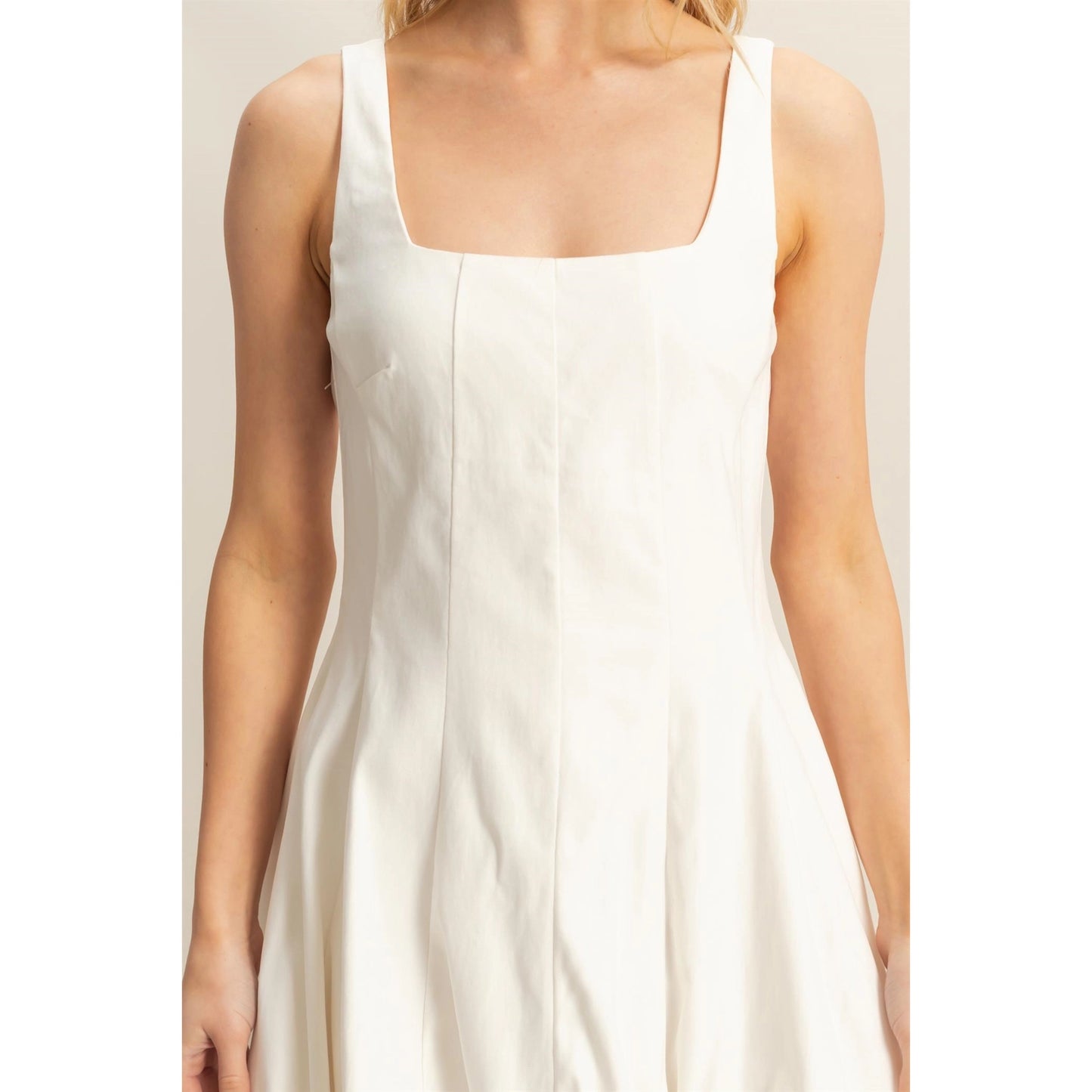 Bubble Hem Mini Dress