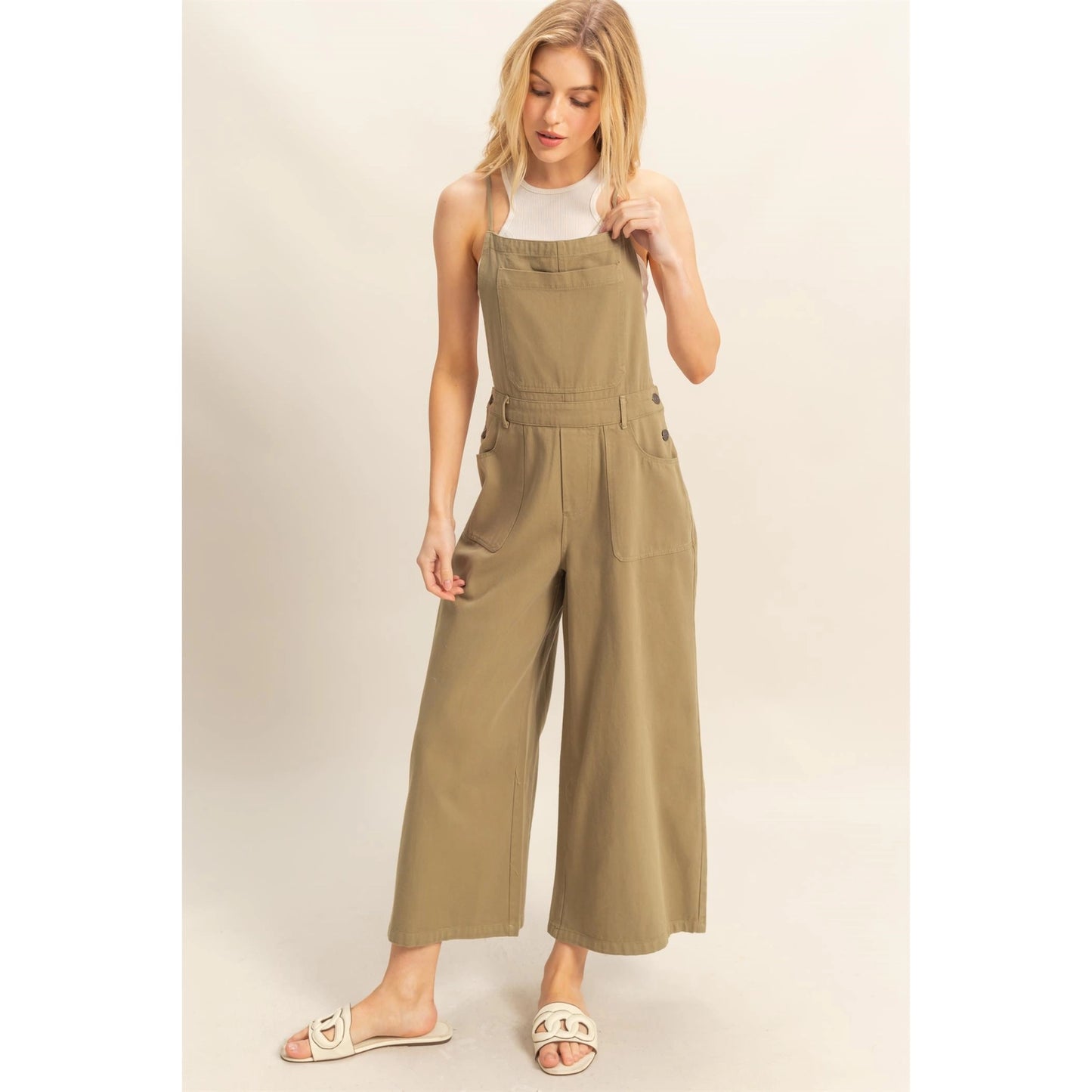 Twill Pocket Overalls