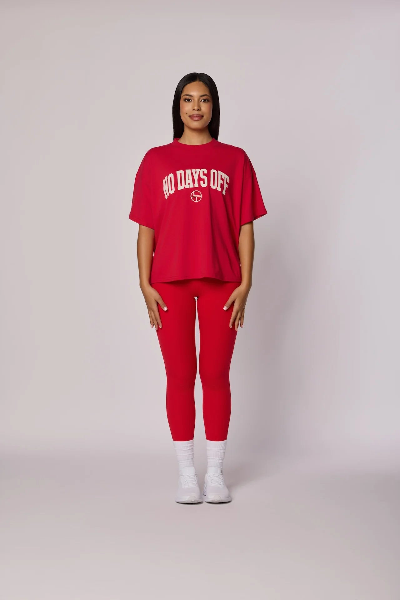 "NO DAYS OFF" Tee - MAGA Red