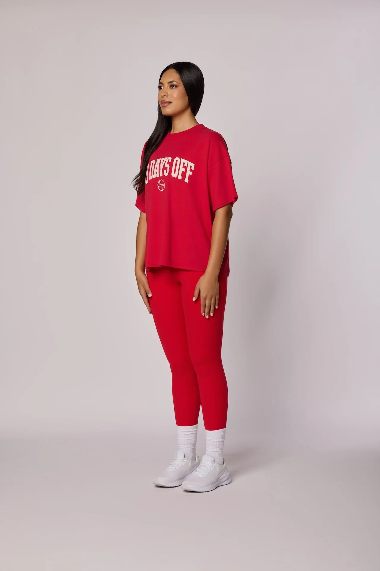 "NO DAYS OFF" Tee - MAGA Red