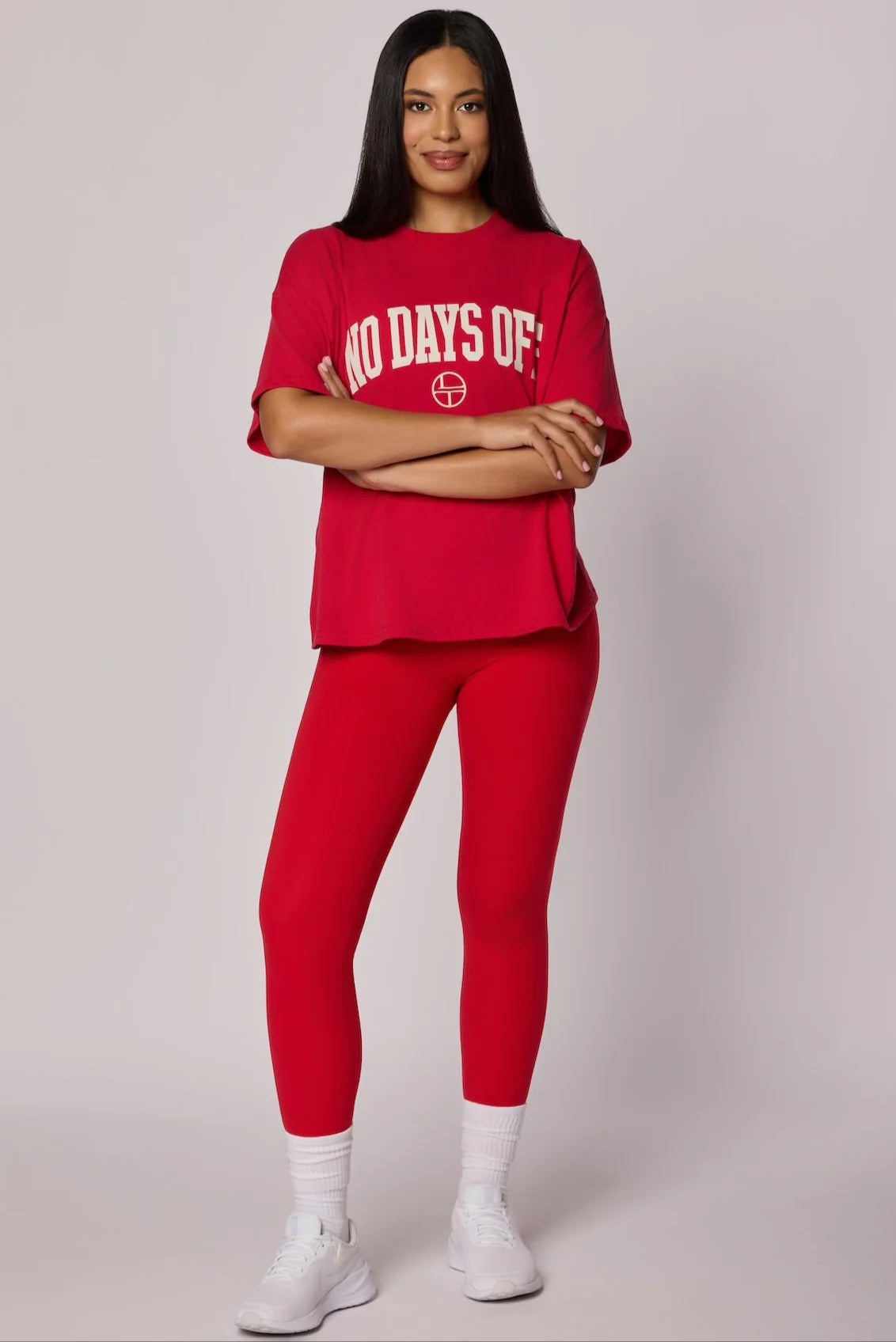 "NO DAYS OFF" Tee - MAGA Red