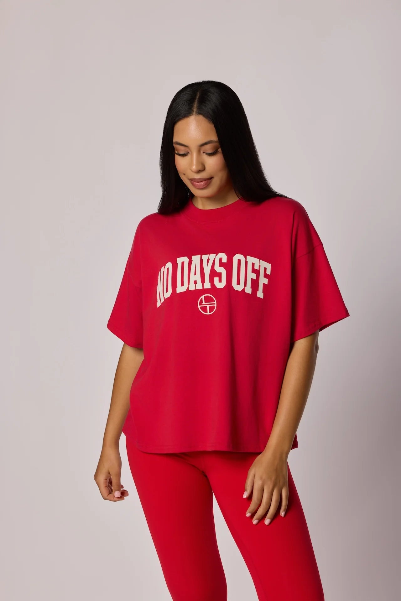 "NO DAYS OFF" Tee - MAGA Red