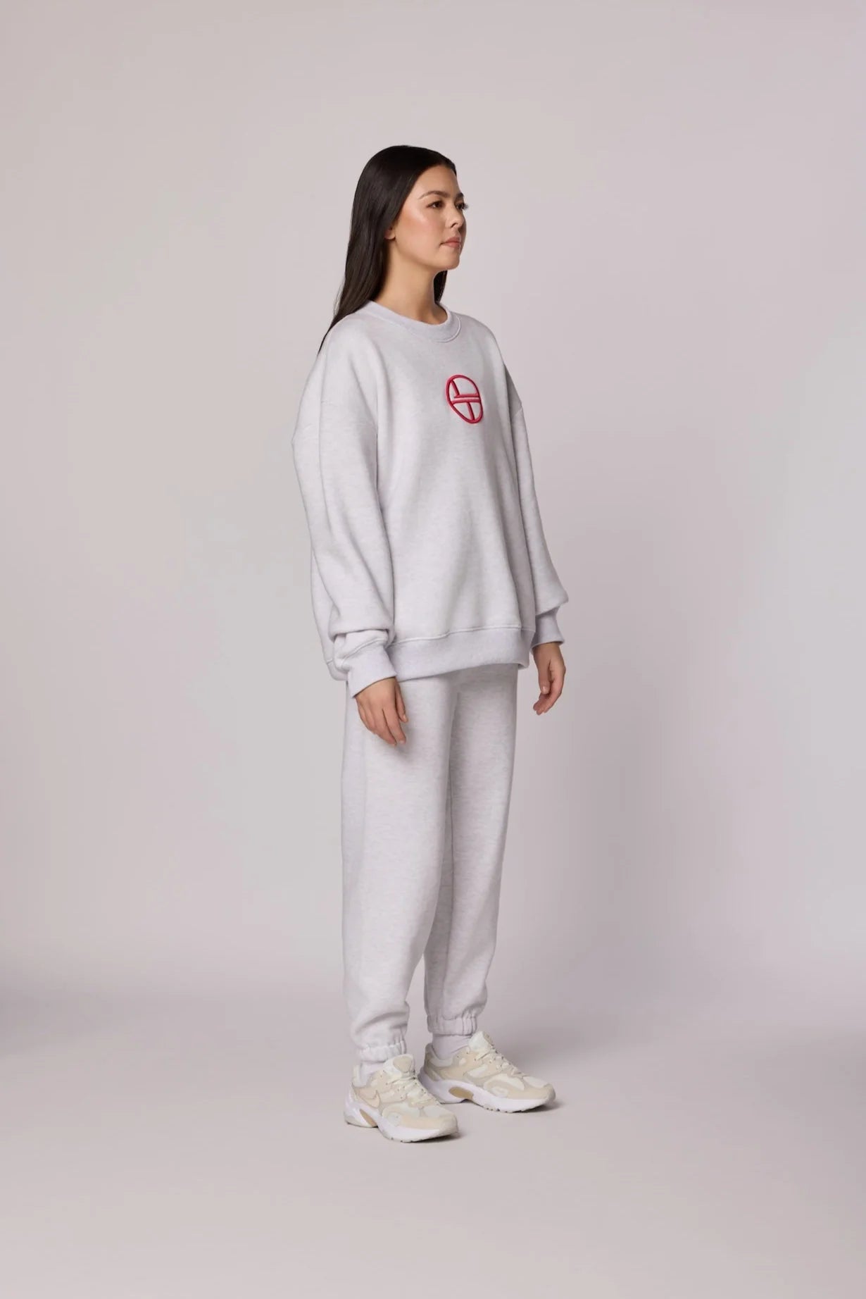 LT Oversized Crewneck Sweatshirt - Heather Grey