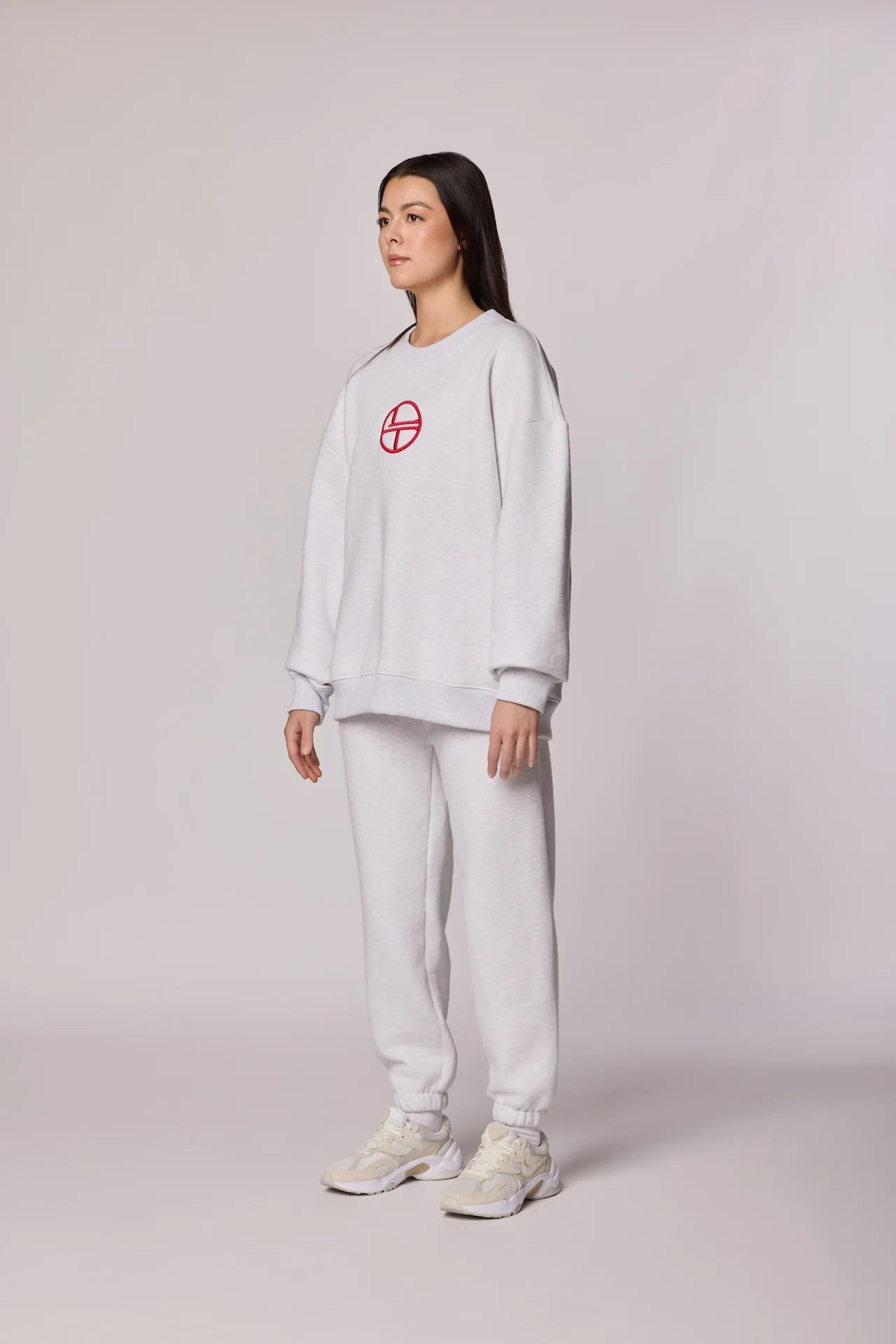 LT Oversized Crewneck Sweatshirt - Heather Grey