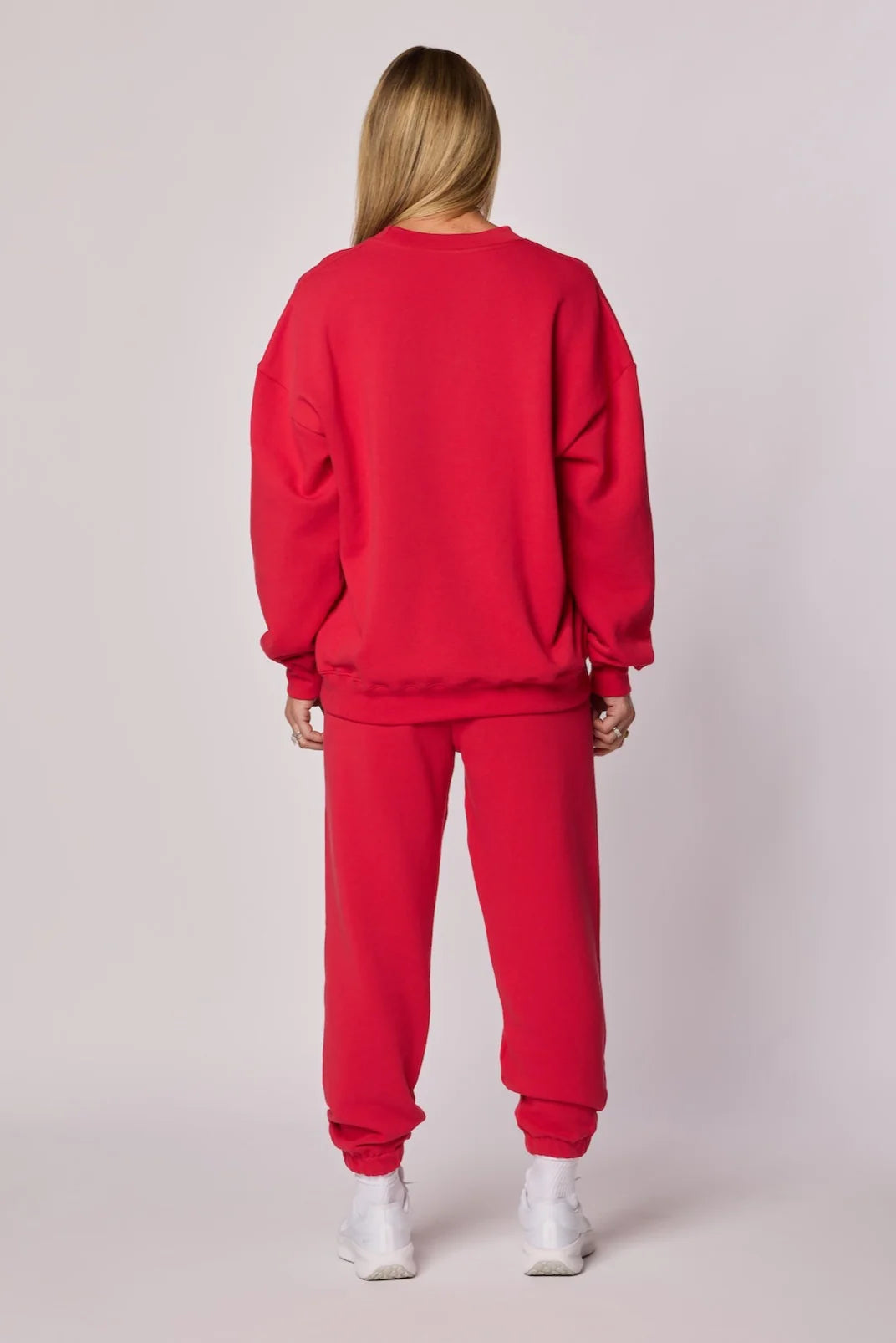 LT Oversized Crewneck Sweatshirt - MAGA Red