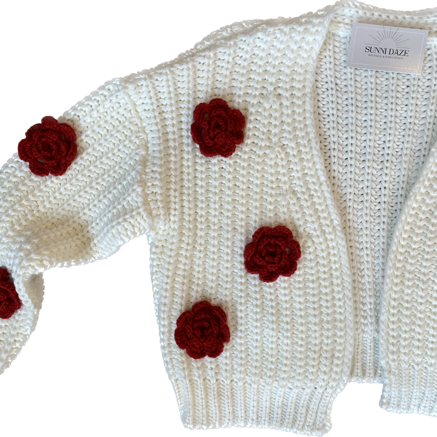 Rose Cropped Cardigan