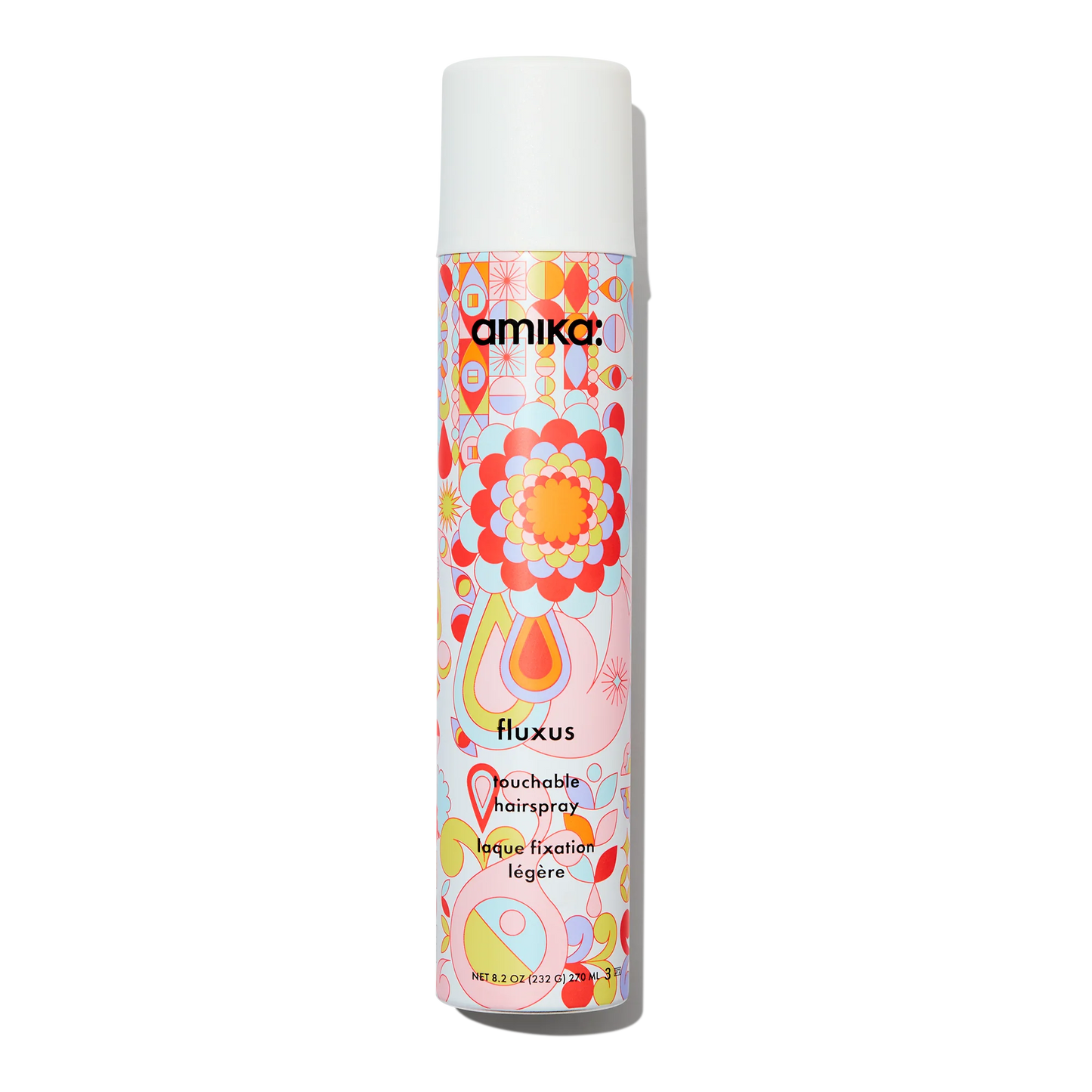 fluxus touchable, flexible hold hairspray 8.2 oz / 270 ml - amika