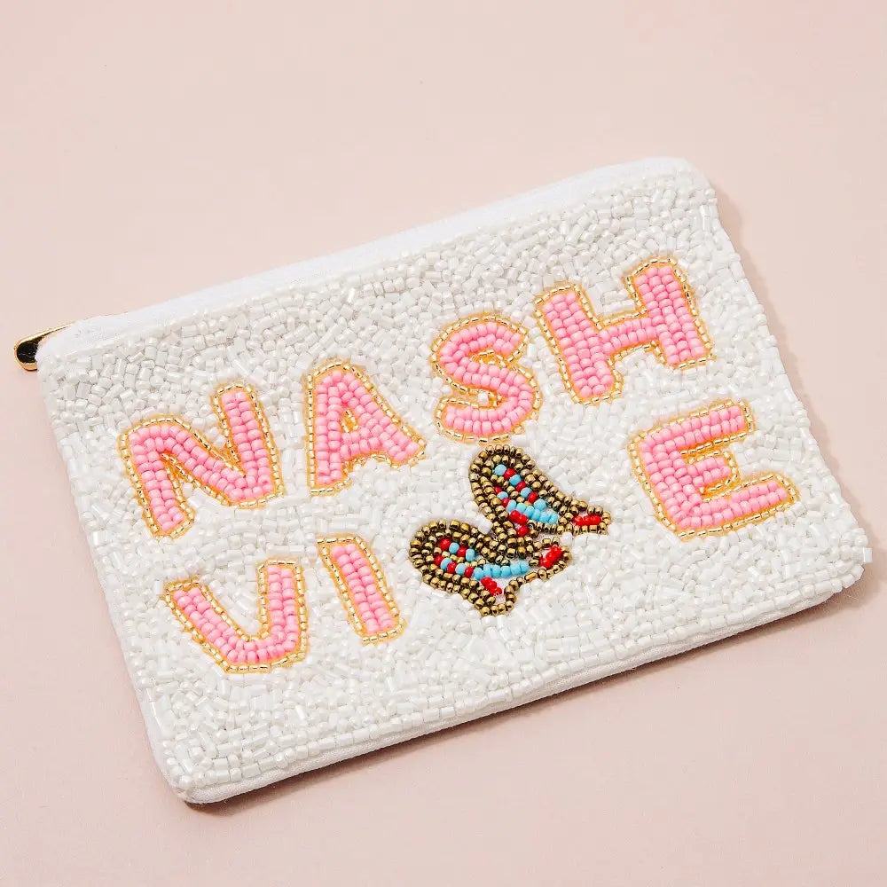 Nashville Boots beaded coin purse