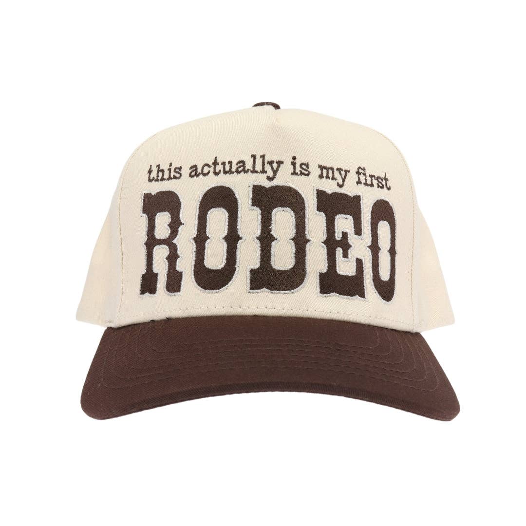 First Rodeo Embroidered Trucker Hat