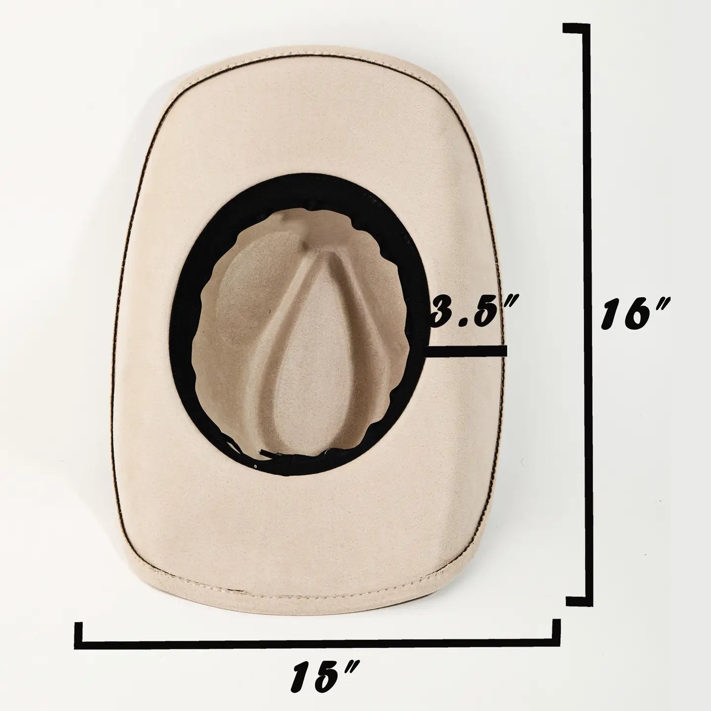 Turquoise Oval Stone Cowboy Hat