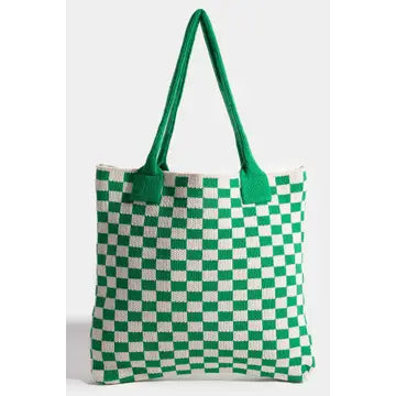Checkered Tote Bag