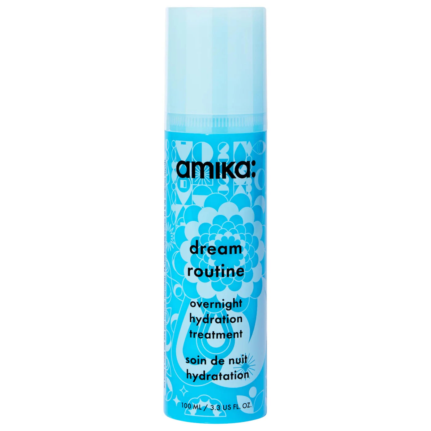 dream routine overnight hydrating hair mask 3.38 oz / 100 ml - amika