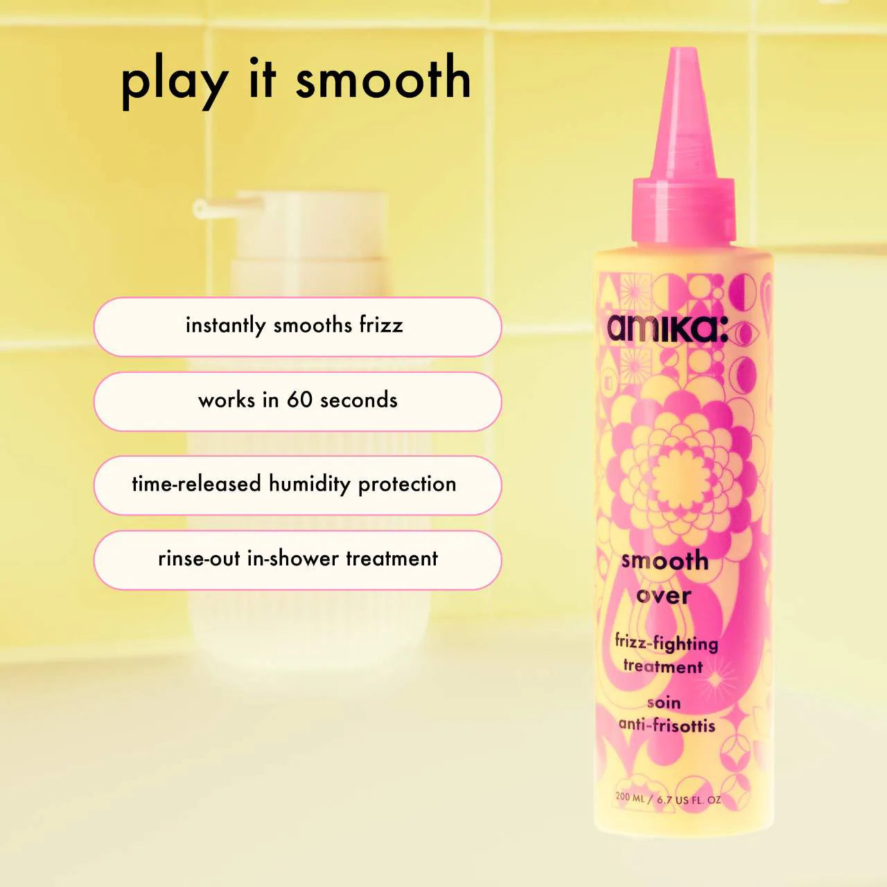 smooth over frizz-fighting treatment mask - amika