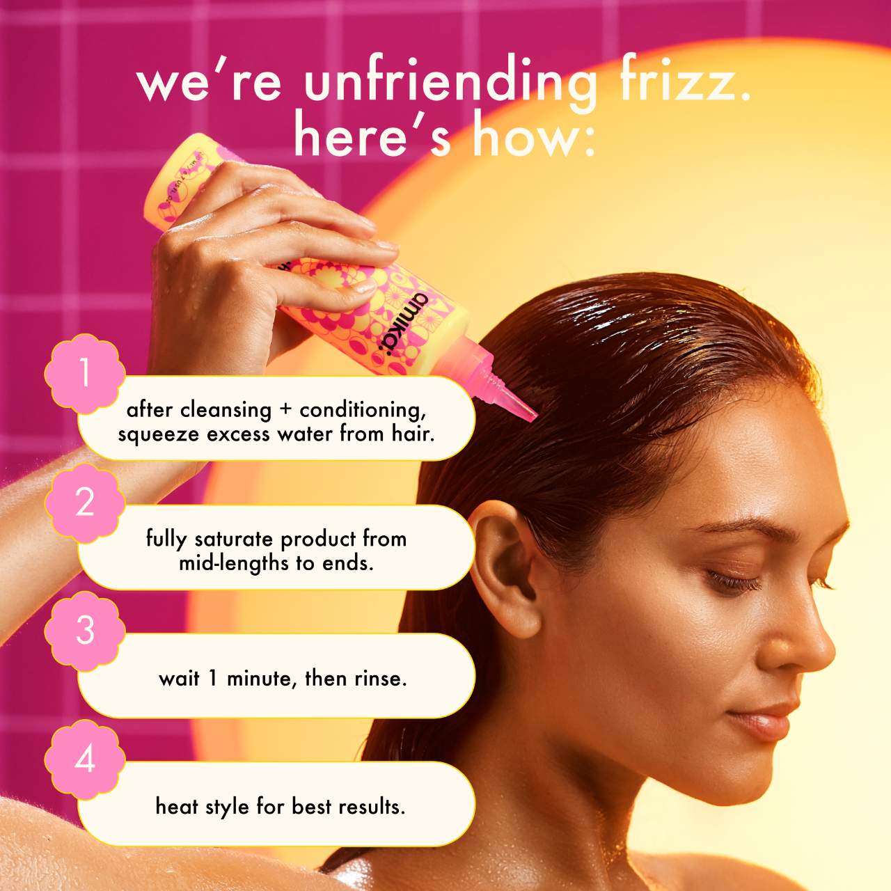 smooth over frizz-fighting treatment mask - amika