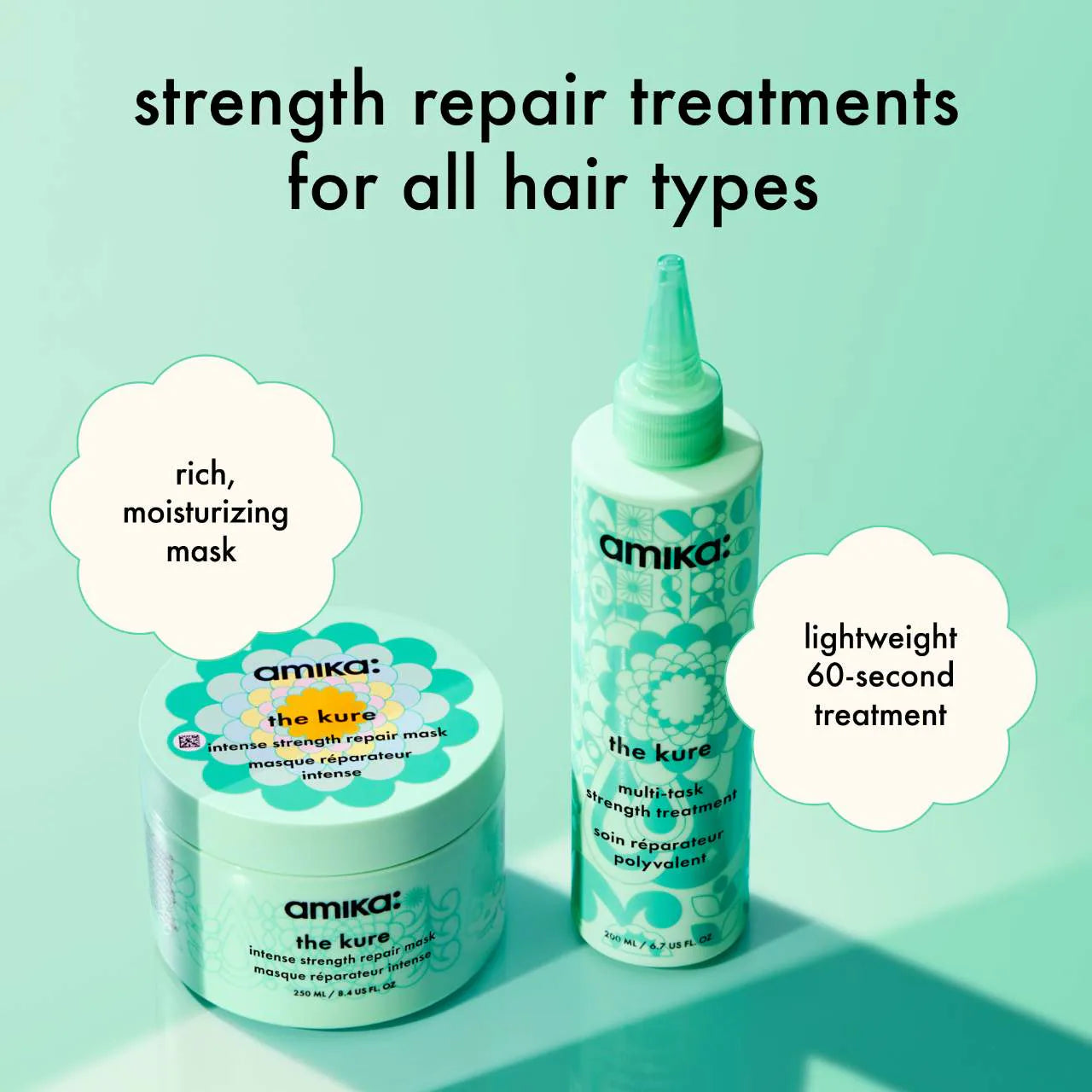 the kure intense strength repair mask - amika