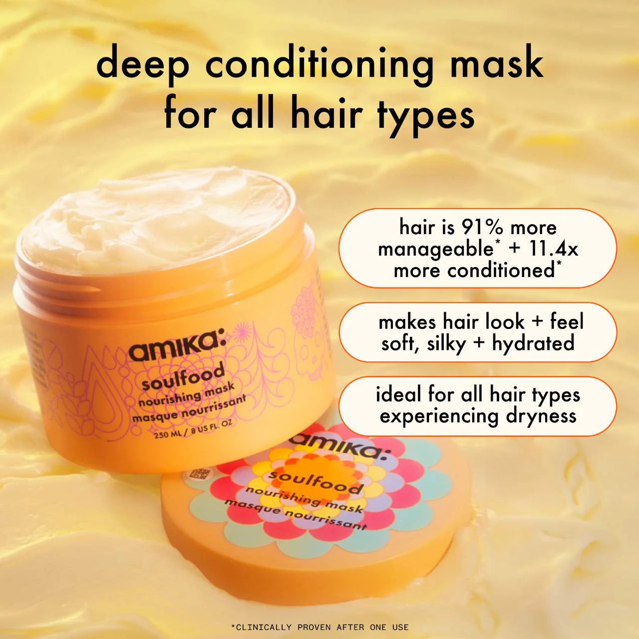 soulfood nourishing hair mask - amika