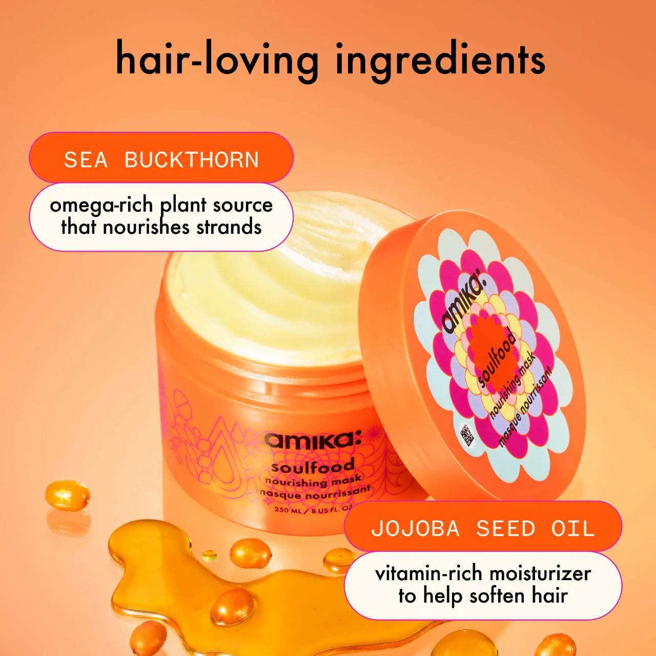 soulfood nourishing hair mask - amika