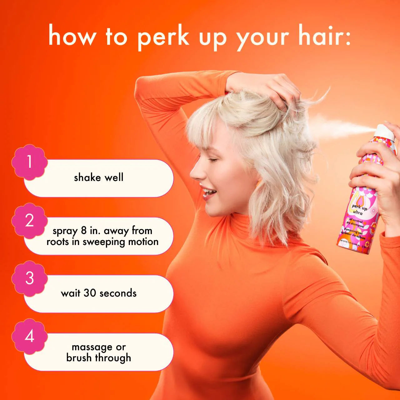perk up ultra oil control dry shampoo 5.3 oz / 250 ml