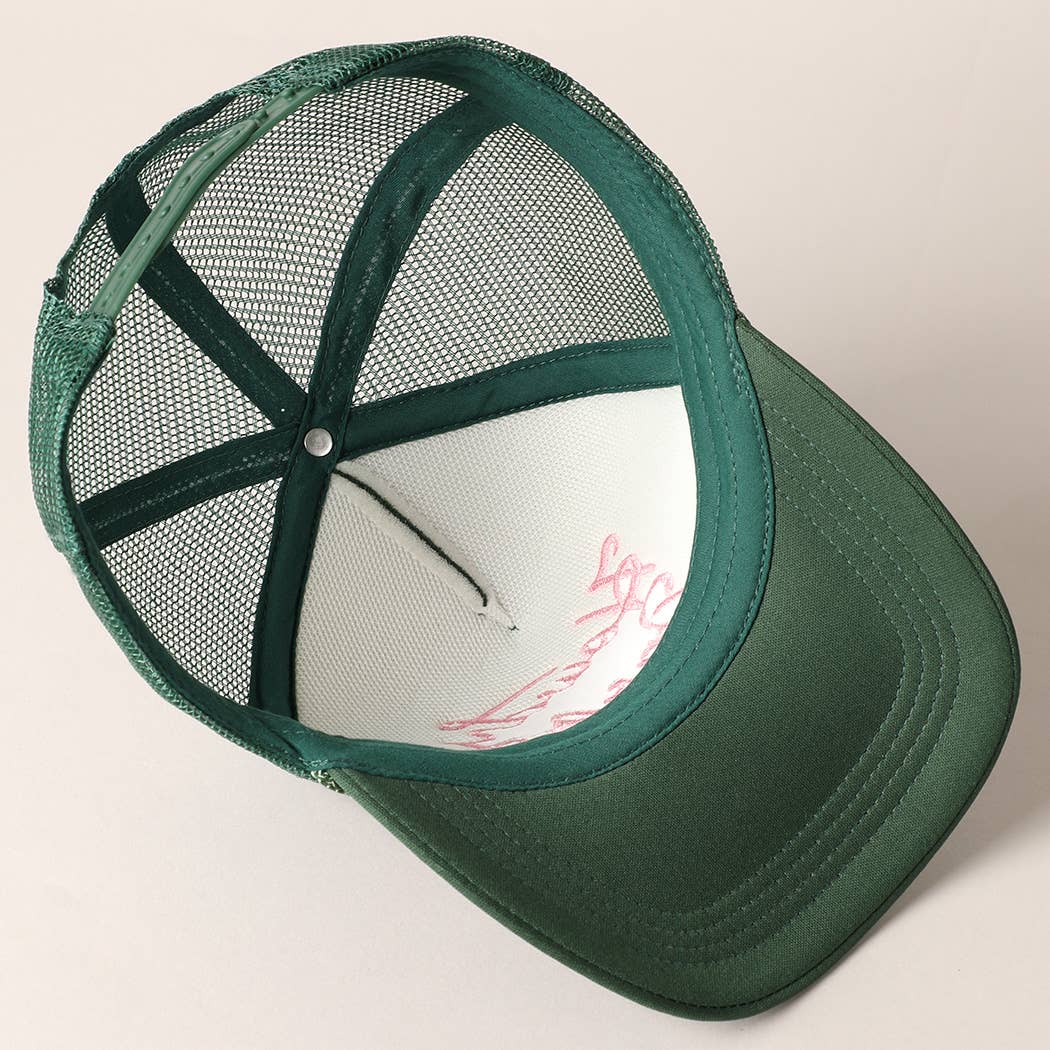 Howdy Darlin' Embroidered Mesh Back Trucker Cap