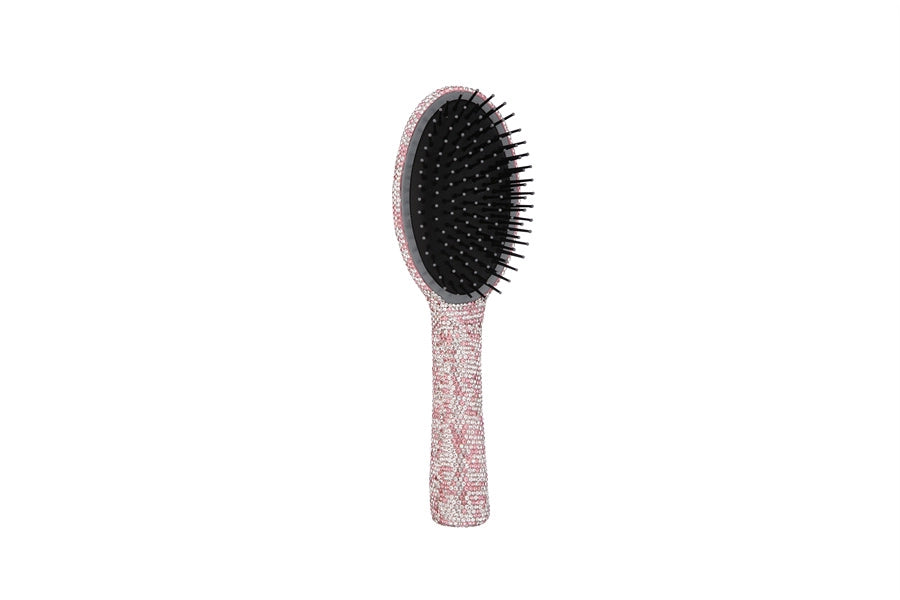 Rhinestone Handle Hair Brush
