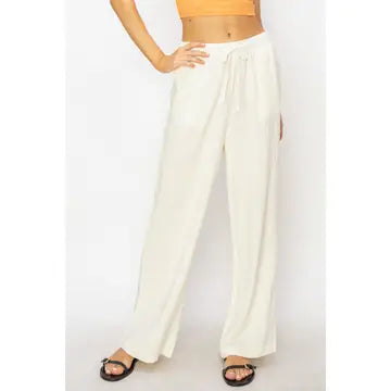 Linen Wide Leg Pants