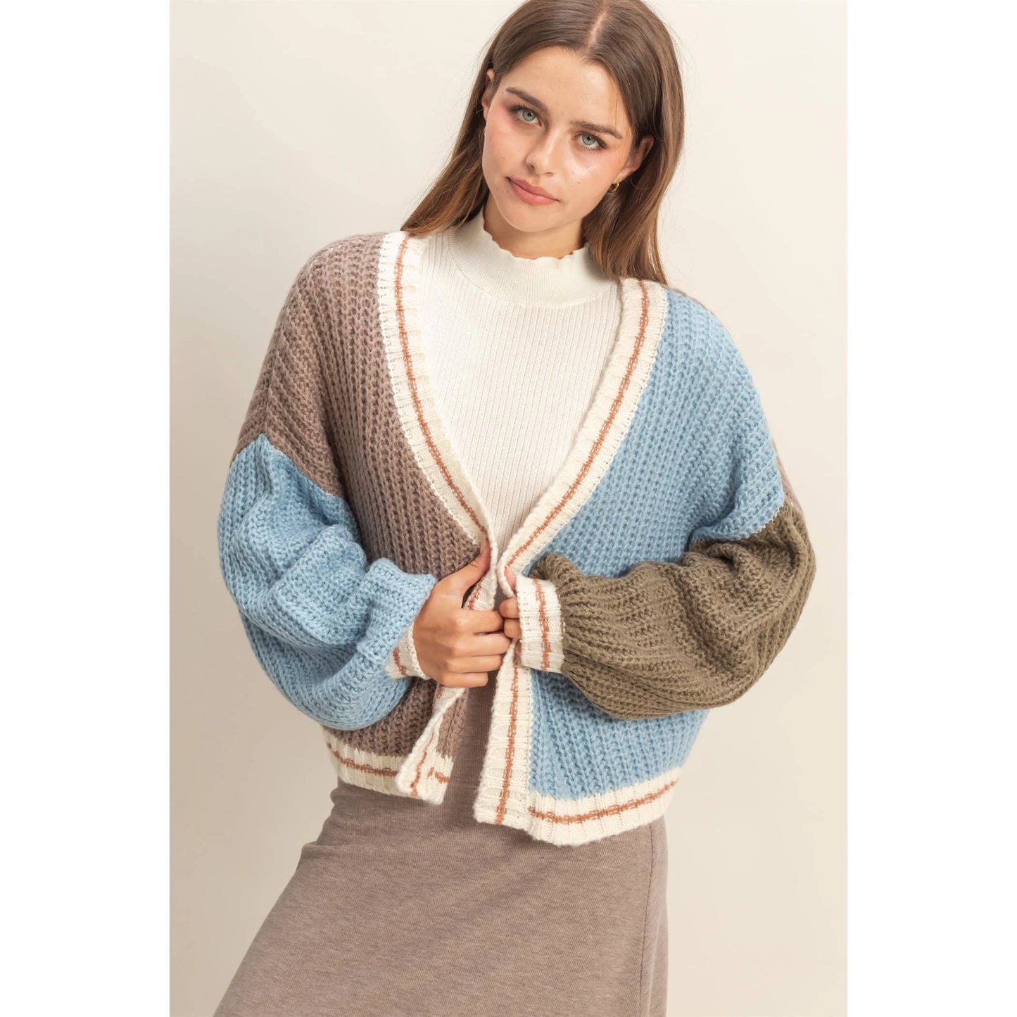 Color Black Cardigan