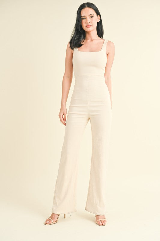 sleeveless jumpsuit