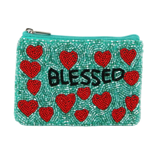 Blessed Beaded Coin Purse