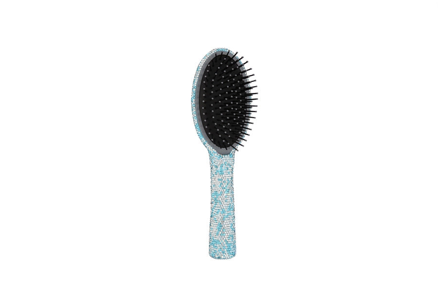 Rhinestone Handle Hair Brush