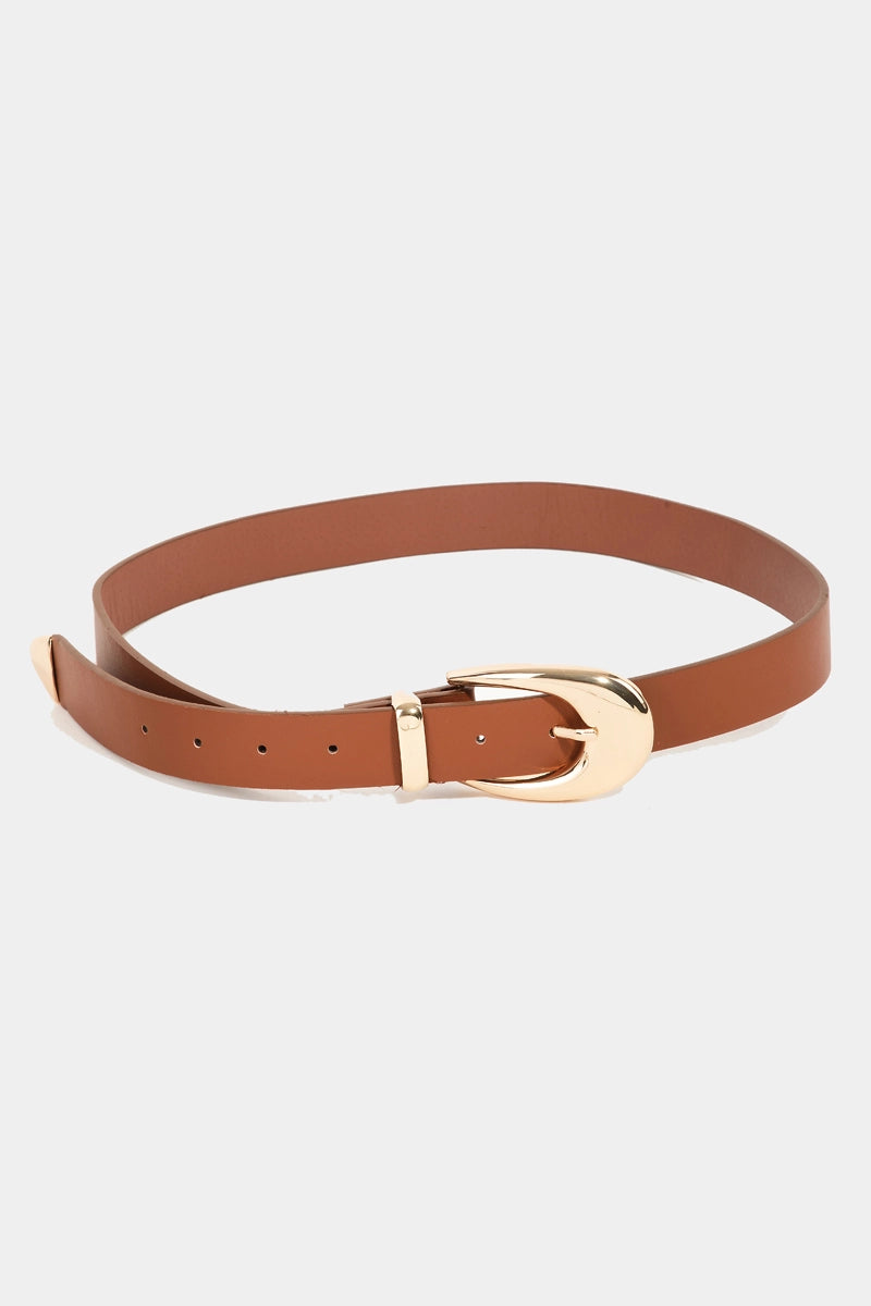 Faux Leather Belt