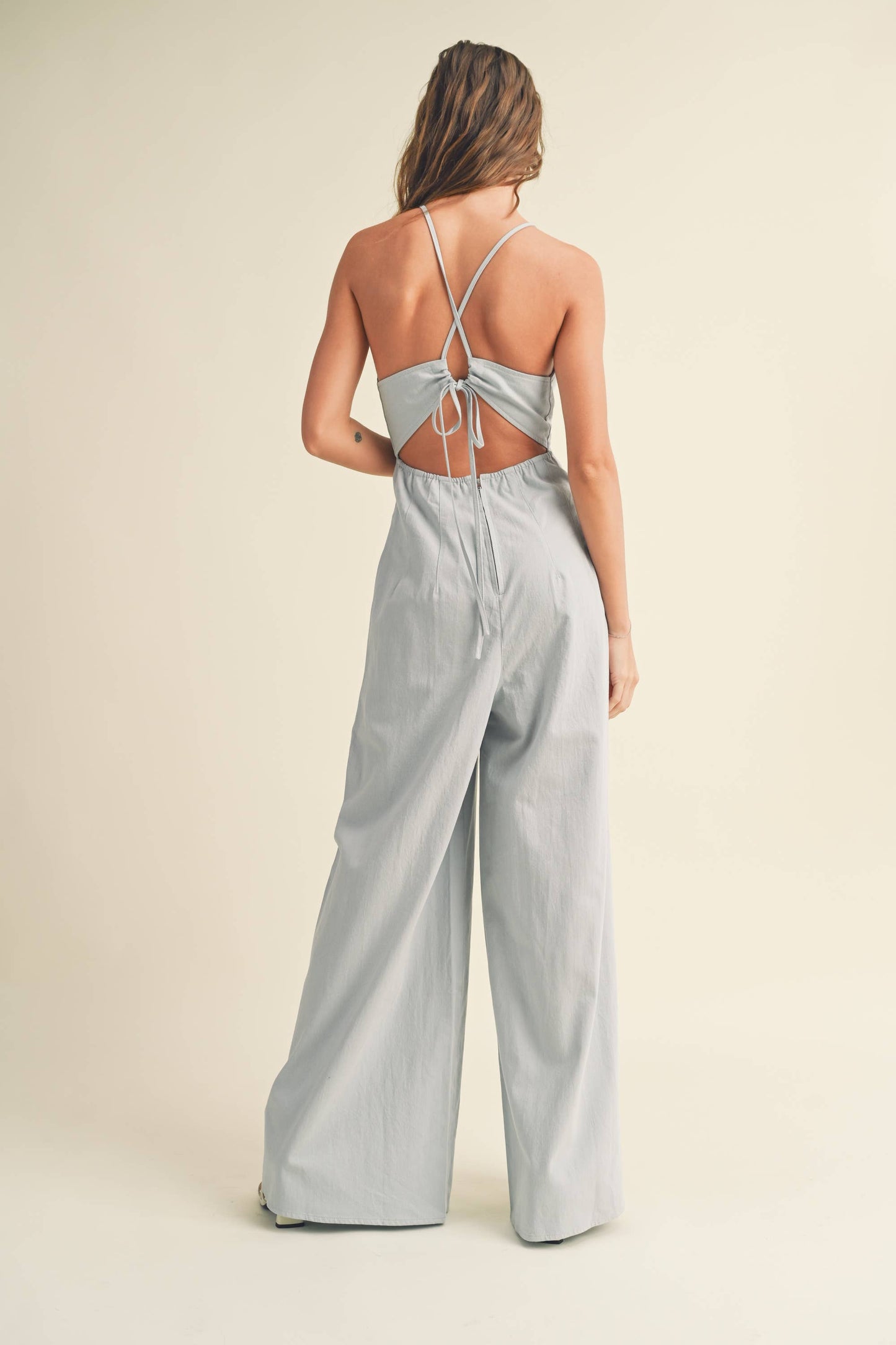 BRANDY WASHED COTTON JUMPSUIT