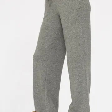 BRUSHED WIDE LEG LOUNGE PANTS