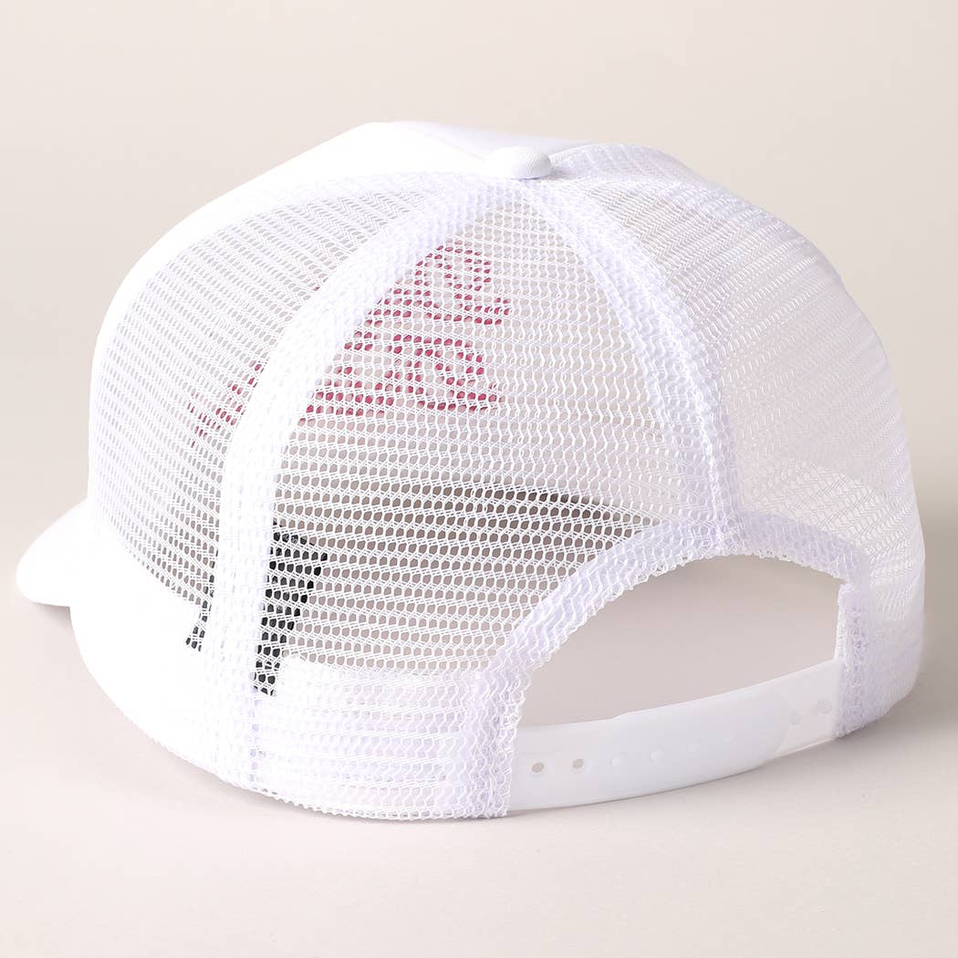 Day Drinkin Embroidery Mesh Back Trucker Hat