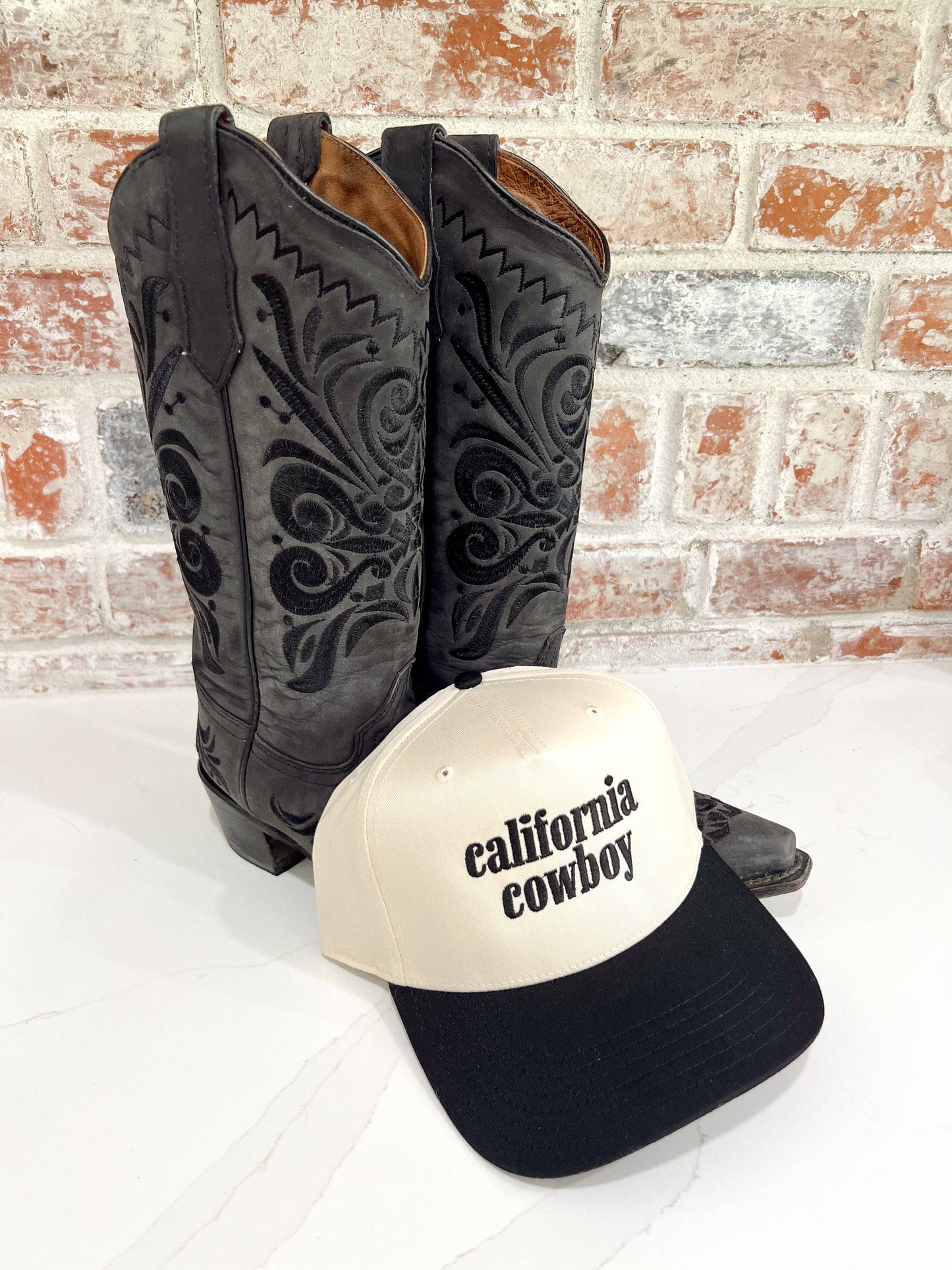 California Cowboy Embroidered Hat 