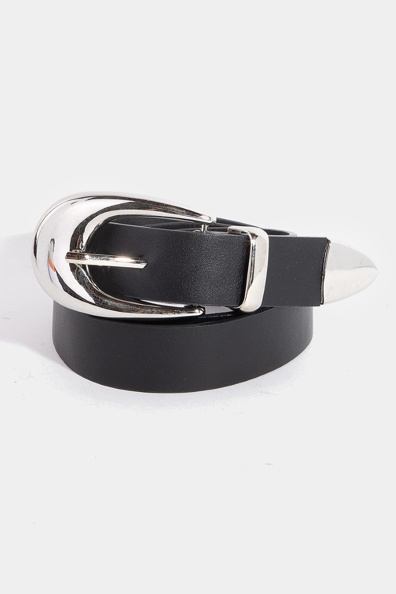 Faux Leather Belt