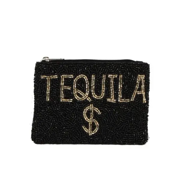 Tequila $ beaded coin purses