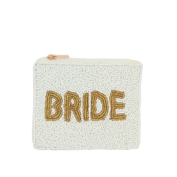 Bride beaded coin purse