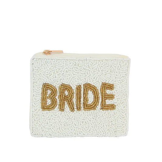 Bride beaded coin purse