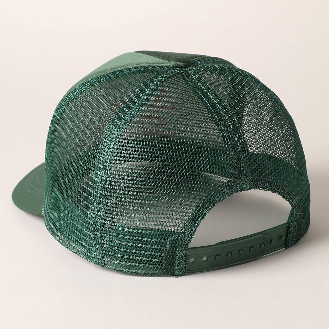 Day Drinkin Embroidery Mesh Back Trucker Hat