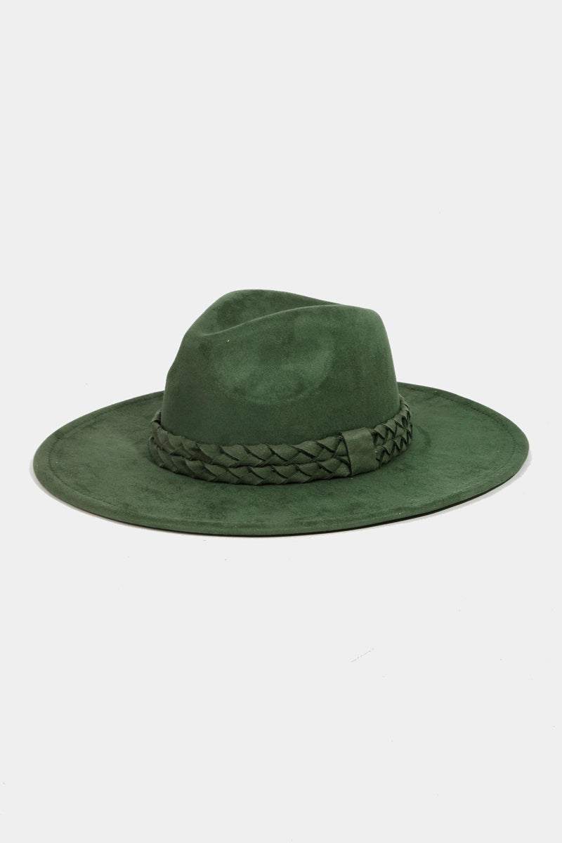 Double Rodeo Rope Wide Brim Hat