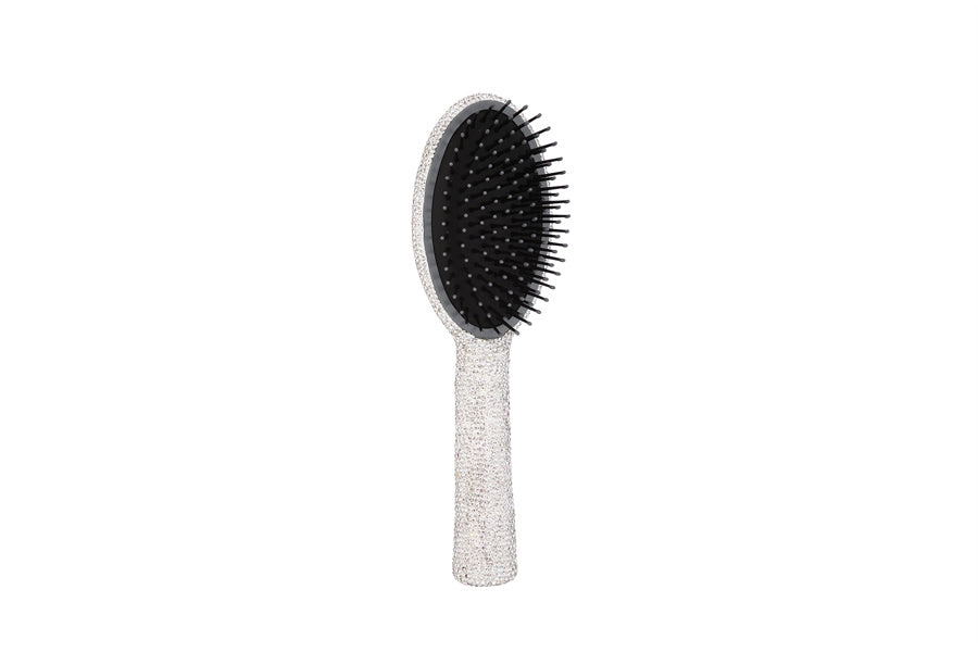 Rhinestone Handle Hair Brush