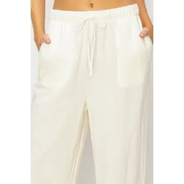 Linen Wide Leg Pants