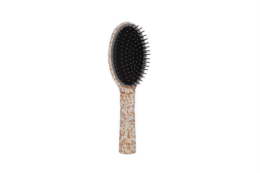 Rhinestone Handle Hair Brush