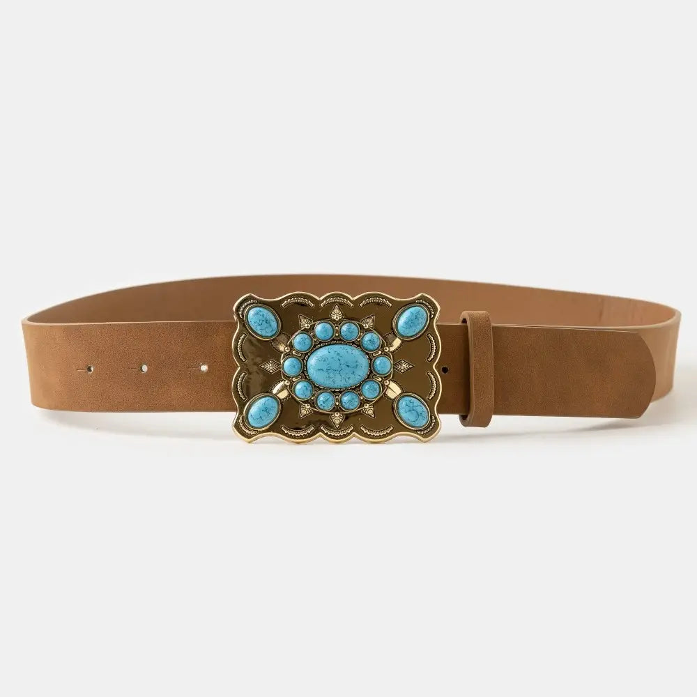 Large Stone Ornate Buckle Belt